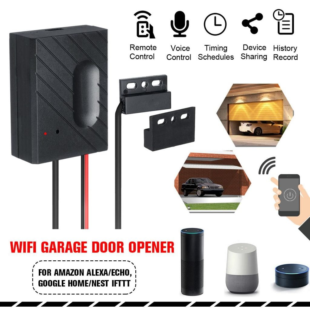 WiFi Smart Switch Garage Door Gate Opener GDDC5 (eWeLink or Tuya