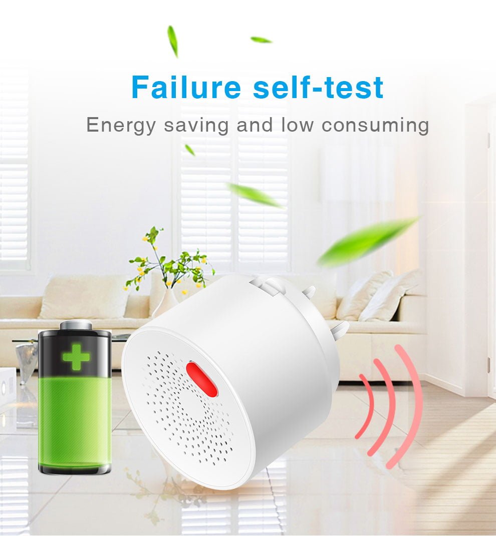 Enerna IoTech WIFI Wireless Remote Control Natural Leak Combustible Gas Detector