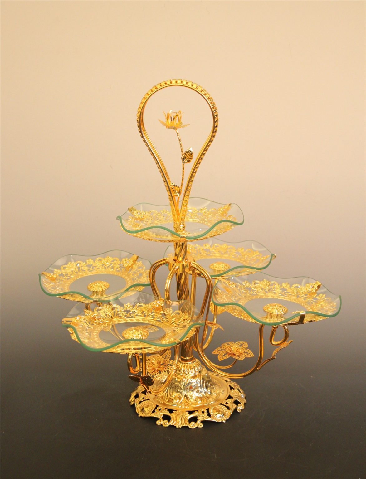 two-tier-glass-display-stand-glass-tray-enerna-iotech-co-limited
