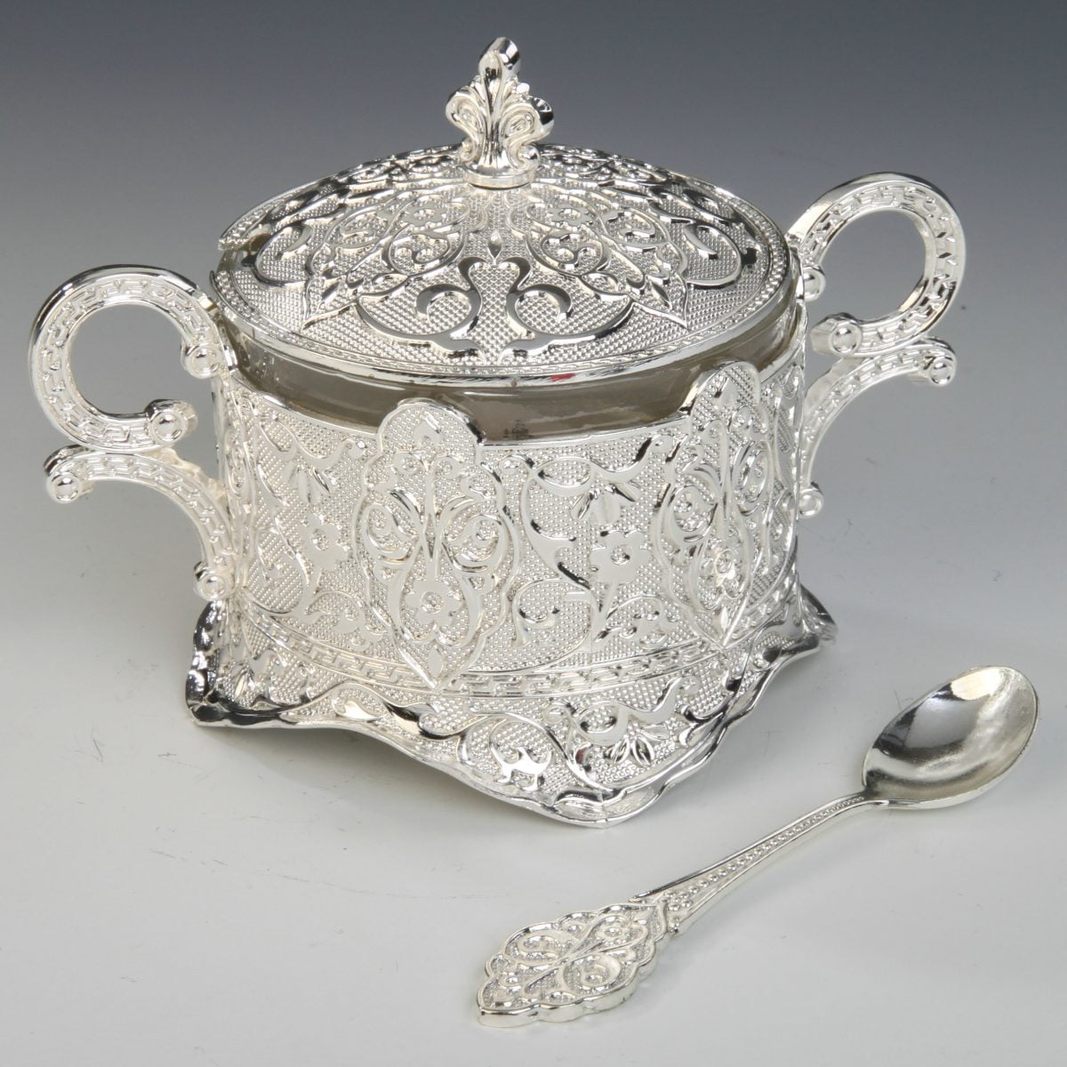 Silver sugar bowl Enerna IoTech Co., Limited.